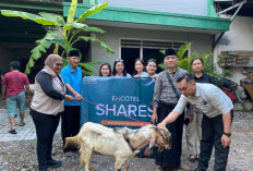 Excotel Surabaya Serahkan Kambing CSR Iduladha, Pererat Silaturahmi Warga Sekitar