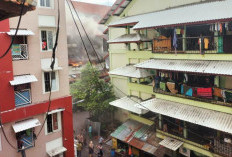 Rusun Sombo Surabaya Membara Dilalap Api, Penghuni Panik