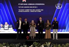 Bank Jombang Kembali Ukir Prestasi, Raih Top GRC Award 2026 dan The Most Committet GRC Leader