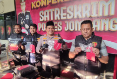 Polres Jombang Ringkus 9 Pelaku Pengeroyokan dan Pembakaran Motor