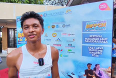Bripda Muzhab Harumkan Ditpolairud Polda Jatim di Surabaya Beach Fun Run 7K