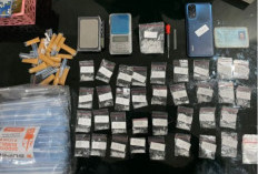 Satresnarkoba Polres Kediri Tangkap Kurir Sabu, Bandar Diburu 