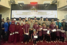 Polres Pelabuhan Tanjung Perak Surabaya Buka Bersama Insan Pers dan Santuni Anak Yatim