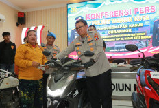 Ungkap Tiga Kasus Curanmor, Polres Madiun Kota Bekuk Empat Residivis