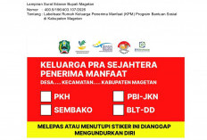 Bupati Magetan Terbitkan Aturan Tempel Stiker Rumah Penerima Bansos. 