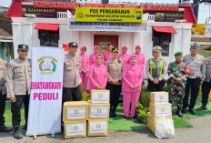 Pastikan Keamanan Nataru, Kapolsek Sawahan Sambut Kunjungan Bhayangkari di Pos Pam Banyu Urip