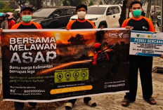 PLN Indonesia Power UBP Grati Bagikan 550 Masker untuk Warga Terdampak Kabut Asap Palangka Raya