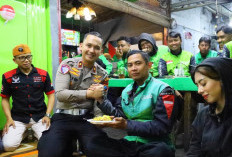 Ulang Tahun Lalu Lintas Bhayangkara, Satlantas Polresta Malang Kota Pilih Makan Bersama Ojol