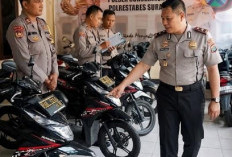 Kapolsek Sukomanunggal Cek Kendaraan Dinas Bhabinkamtibmas, Pastikan Pelayanan Optimal
