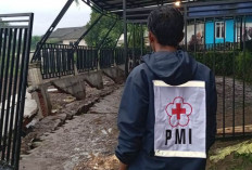 Akibat Hujan, Tembok Sepanjang Dua Puluh Meter Roboh di Pujon Malang