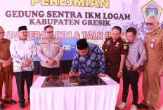 Kapolres Gresik Dampingi Bupati Resmikan Sentra IKM Logam Menganti, Dorong Industri Lokal Naik Kelas