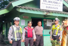 Antisipasi Kejahatan, Polsek Mulyorejo Intensifkan Patroli dan Koordinasi Security