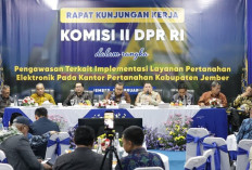 Wujudkan Transformasi Digital, Kakanwil BPN Jatim Terima Kunjungan Kerja Komisi II DPR RI di Jember
