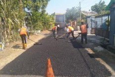 74 Ruas Jalan Dikebut, PUPR Jombang Siapkan Ribuan Ton Aspal