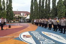 Jaga Kondusivitas Malam Pergantian Tahun, Polsek Gayungan Gelar Apel Gabungan Pengamanan Batas Kota