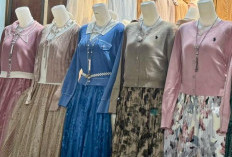 Rompi Lepas Jadi Tren Gamis Lebaran 2026, Pasar Kapasan Mulai Diserbu Pembeli