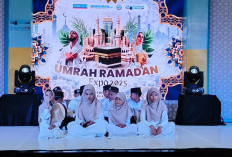 Pentas Seni MI Roudlotul Banat Semarakkan Gelaran Umrah Ramadan Expo
