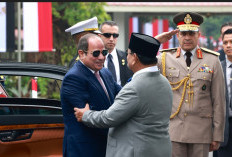 Presiden Prabowo Subianto Sambut Kunjungan Kenegaraan Presiden Mesir Abdel Fattah El-Sisi di Istana Merdeka