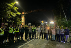 Ratusan Personel Polres Kediri Bersama Kodim 0809 dan Pemkab Kawal Pengesahan Warga Baru PSHT di Sempu