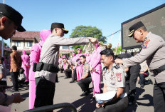 Hari Bhayangkara Ke-80, Sebanyak 102 Personel Polres Kediri Kota Terima Kenaikan Pangkat