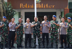 Kapolres Mojokerto Perkuat Sinergi TNI-Polri, Sambangi Markas Denpom V/2 Mojokerto