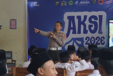 Satlantas Polres Malang Sosialisasikan Hukum dan Tertib Berlalu Lintas di MPLS