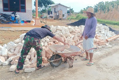 Angkut Batu Bata, Satgas TMMD Percepat RTLH Warga