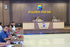 Polres Gresik Gelar Latpraops Pekat Semeru 2026, Sasar Penyakit Masyarakat dan Miras Ilegal di Bulan Ramadan