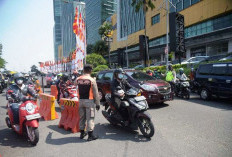 Malam Tahun Baru 2026, Satlantas Polrestabes Surabaya Lakukan Penyekatan di 12 Titik