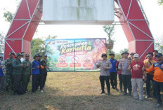 Riding Sambung Guyub Polres Kediri dan Awak Media Bawa Pesan Kesiapsiagaan Bencana