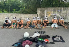 Gagal Tawuran di Perbatasan Sidoarjo-Surabaya, 9 Remaja Berkaus Perguruan Silat Diciduk