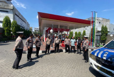 Antisipasi Penyalahgunaan BBM, Kapolsek Simokerto Pimpin Sidak di Sejumlah SPBU