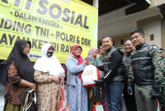 Social Riding TNI–Polri dan DBK Kediri Raya Diisi Bakti Sosial di Ringinrejo