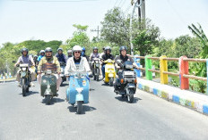 Ribuan Scooterist Padati Waduk Gondang, Lamongan Dongkrak Potensi Wisata dan UMKM