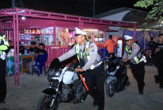 Ganggu Kamseltibcar Lantas di Ngawi, Puluhan Motor Penggembira Pengesahan IKS PI Ditindak Tegas Polisi 