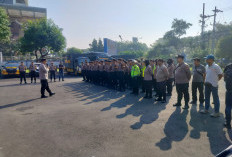 Amankan Aksi Unras Driver Online di Dishub Jatim, Polsek Gayungan Kerahkan Ratusan Personil