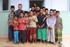 Kasdam V/Brawijaya Dialog Hangat dengan Santri di Lokasi TMMD Sumenep