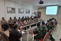 Jelang Nyepi dan Idulfitri, Polsek Rungkut Perkuat Koordinasi Kamtibmas di Bakesbangpol Surabaya