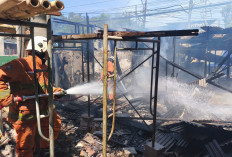 Lupa Matikan Kompor Saat Ditinggal Salat Jumat, Bedeng Proyek di Wiyung Ludes Terbakar