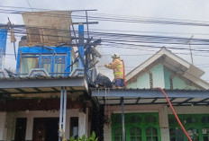  Rumah Warga Pandaan Pasuruan Terbakar, Diduga Akibat Korsleting Listrik