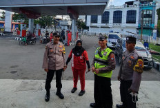 Jaga Kondusifitas Wilayah, Polsek Rungkut Gelar Patroli Dialogis di SPBU