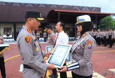 36 Anggota Polres Ngawi Raih Penghargaan atas Prestasi dan Dedikasi Luar Biasa