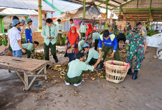 200 Peserta Bersihkan Pantai Bambang, Kasdim 0821 Lumajang Pimpin Gerakan Peduli Sampah