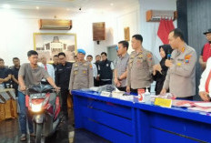 Polresta Malang Kota Kembalikan Barang Bukti Curanmor Kepada Korban