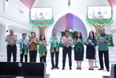 Minggu Kasih di Gereja, Kapolres Gresik Sampaikan Pesan Damai dan Jaga Kerukunan
