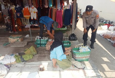 Sambangi Pedagang Pasar, Polsek Ngantru Ingatkan Kewaspadaan Kejahatan 3C