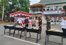 Kejari Kabupaten Malang Musnahkan Barang Bukti 64 Perkara