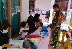 Babinsa Tumpeng Dampingi Posyandu Merpati Lumajang, Perkuat Layanan Kesehatan Ibu dan Anak