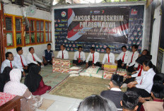 Peringati Hari Jadi Reserse Polri ke-78, Satreskrim Polres Ngawi Gelar Bakti Sosial dan Doa Bersama