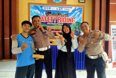 Satlantas Polres Ngawi Gelar Police Goes to School di SMAN 1 Ngrambe